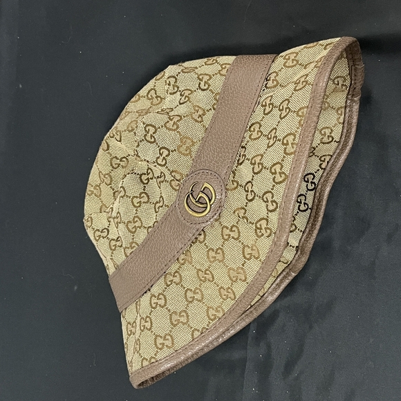 Gucci GG Monogram with web canvas fisherman hat - Picture 3 of 5
